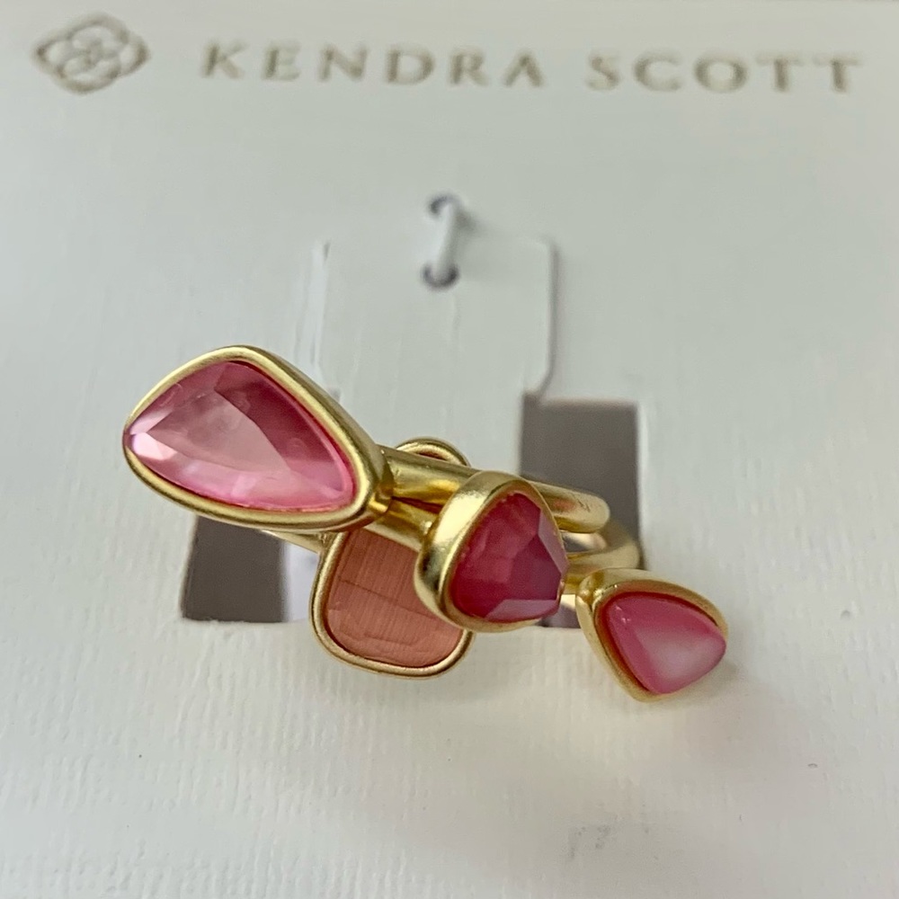 KENDRA SCOTT Ivy Ring Set pink - Picture 4 of 11